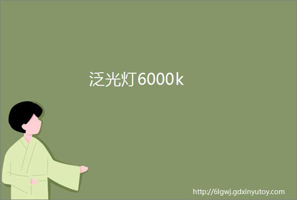 泛光灯6000k